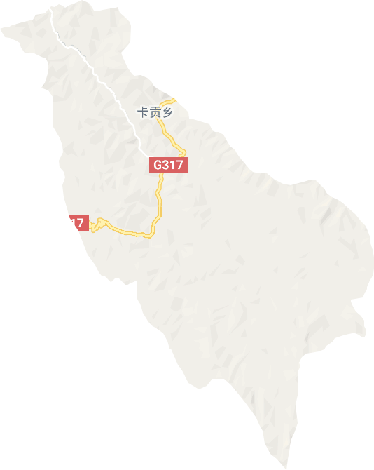 卡贡乡电子地图