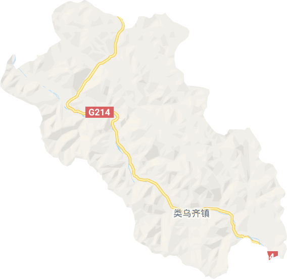类乌齐镇电子地图