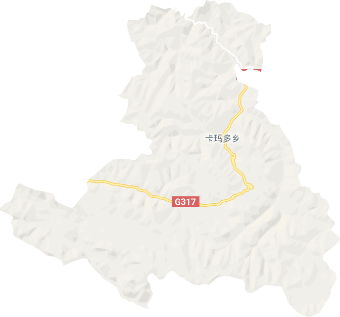 卡玛多乡电子地图