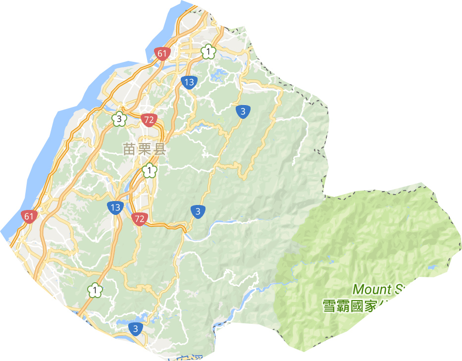 苗栗县电子地图