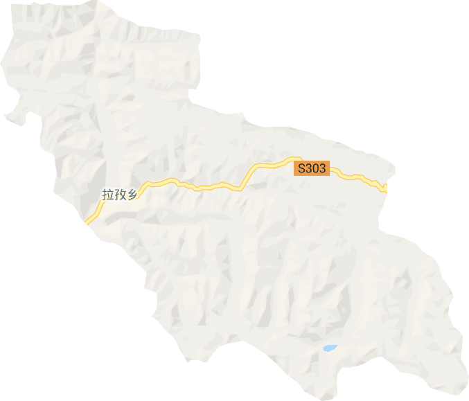 拉孜乡电子地图