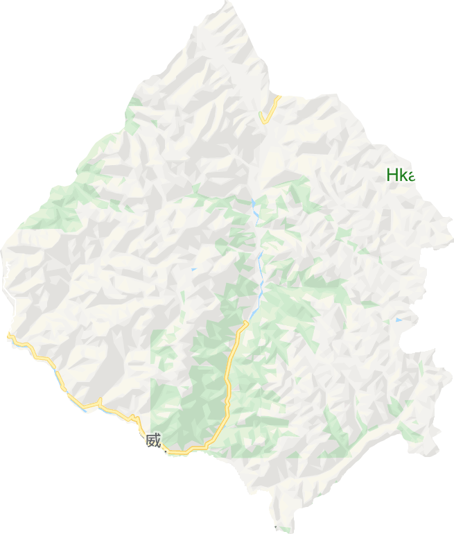 下察隅镇电子地图