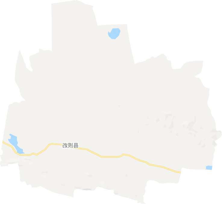 改则镇电子地图