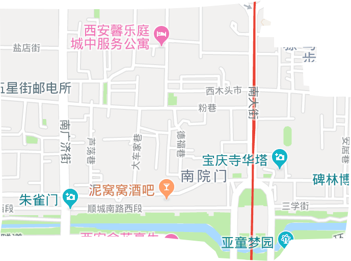 南院门街道电子地图