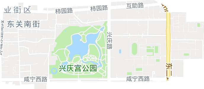 东关南街街道电子地图