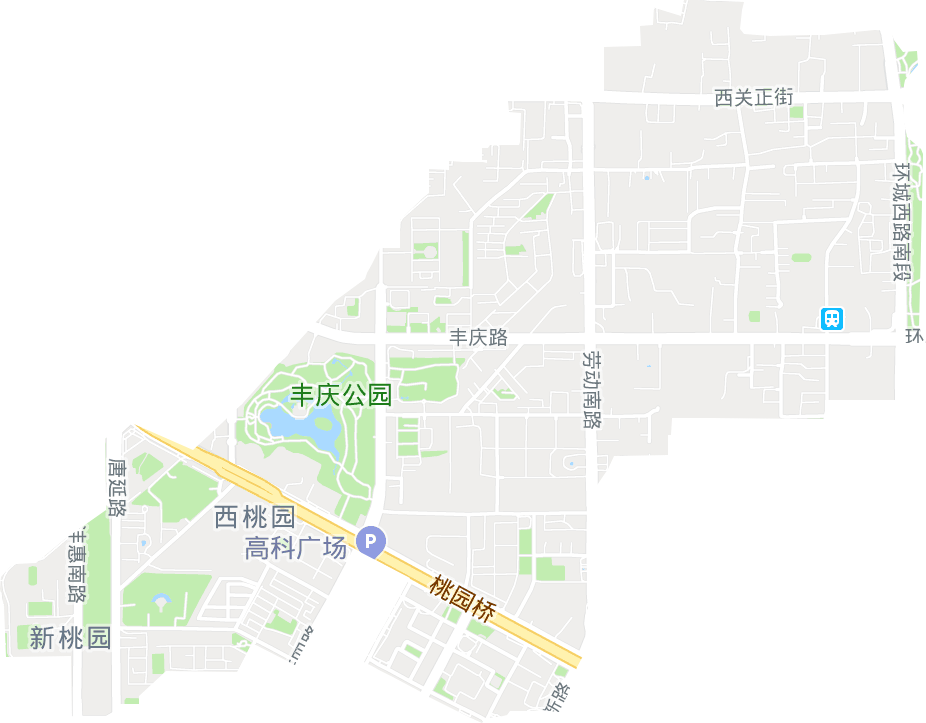 西关街道电子地图