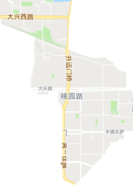 桃园路街道电子地图