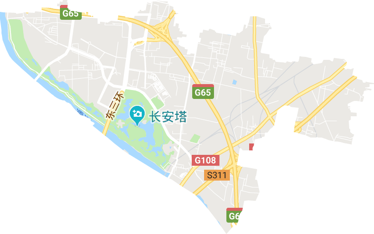 灞桥街道电子地图