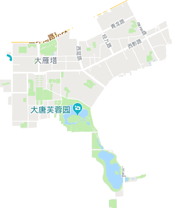 大雁塔街道电子地图