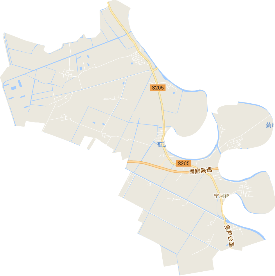 宁河镇电子地图
