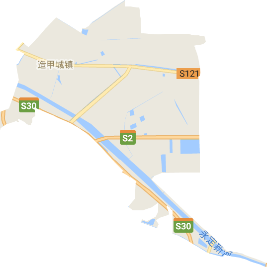 造甲城镇电子地图