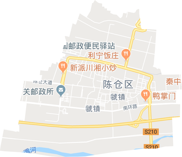 虢镇街道电子地图