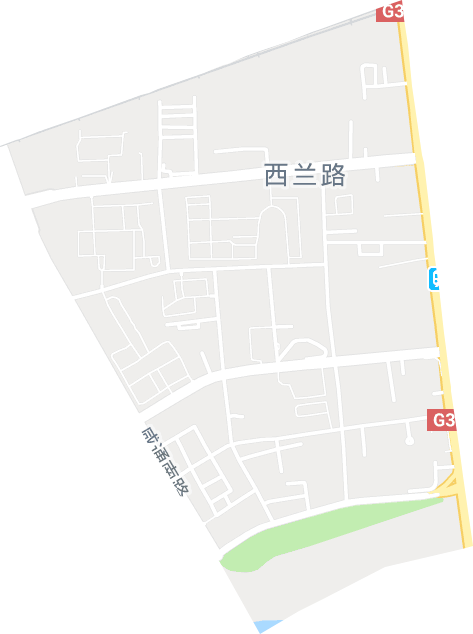 西兰路街道电子地图