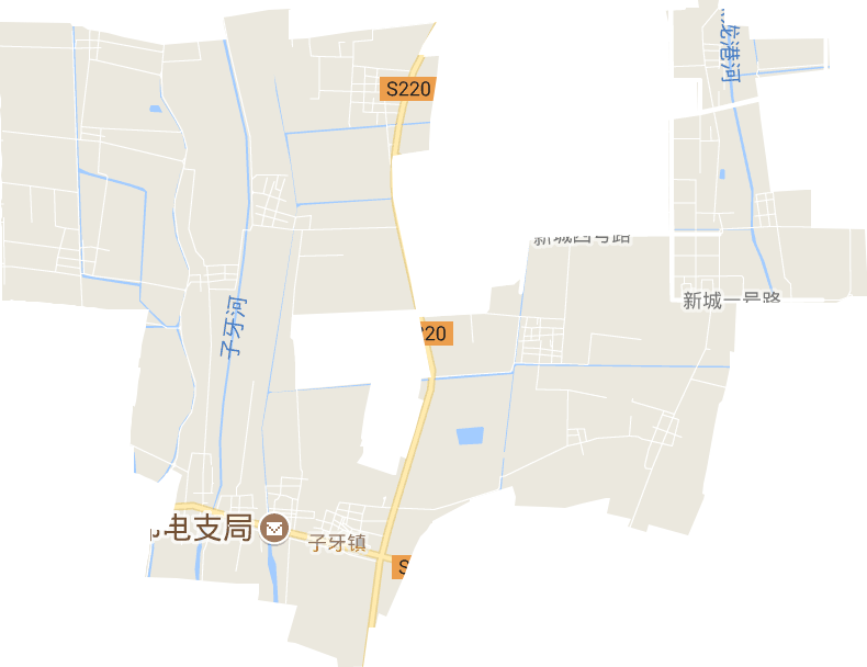 子牙镇电子地图