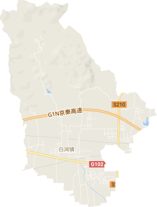 白涧镇电子地图