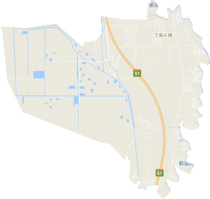 下窝头镇电子地图