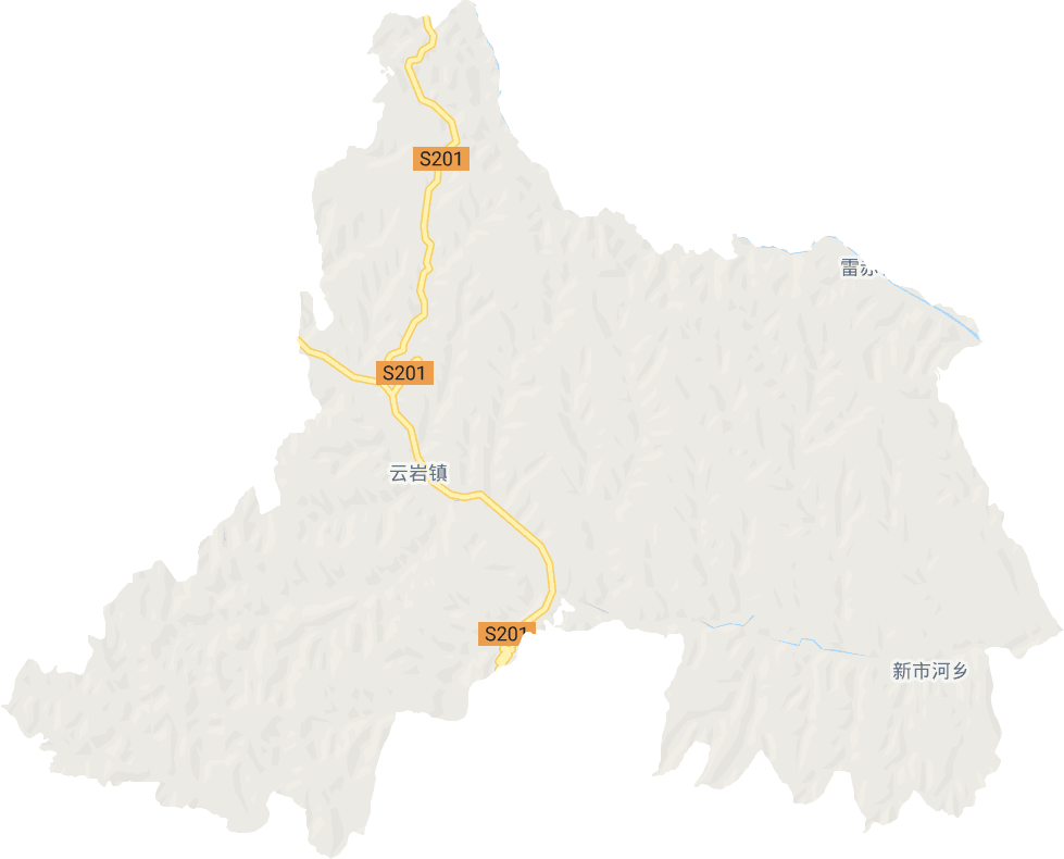 云岩镇电子地图