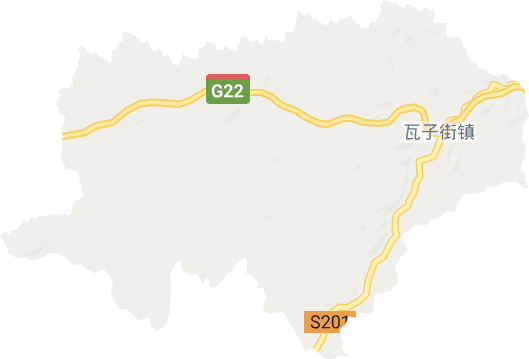 瓦子街镇电子地图