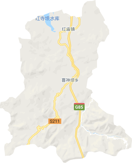 红庙镇电子地图
