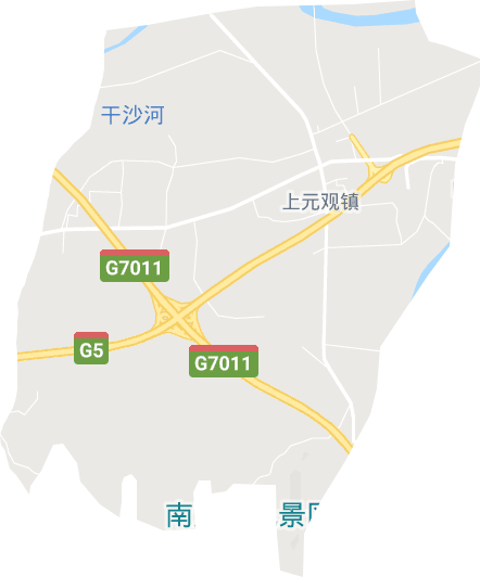 上元观镇电子地图