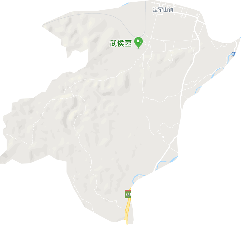 定军山镇电子地图