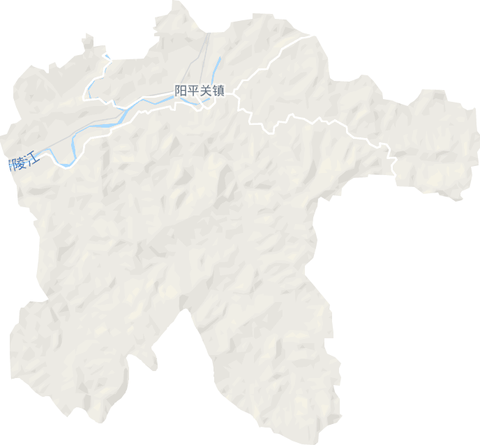 阳平关镇电子地图