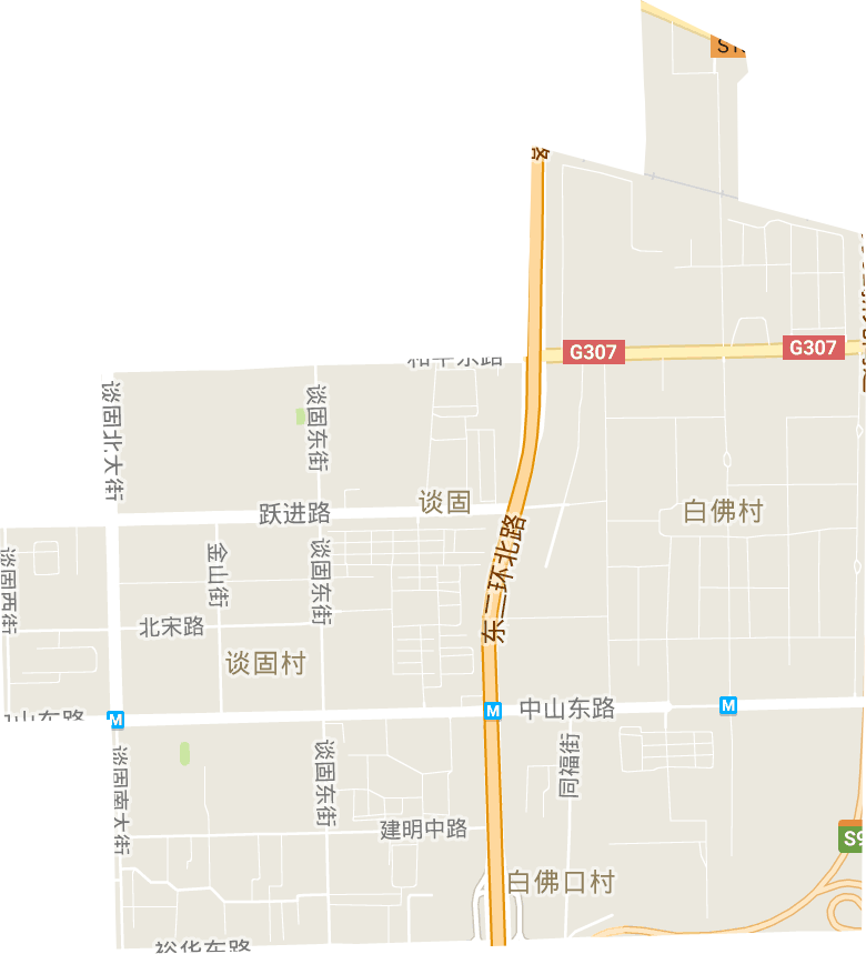 谈固街道电子地图