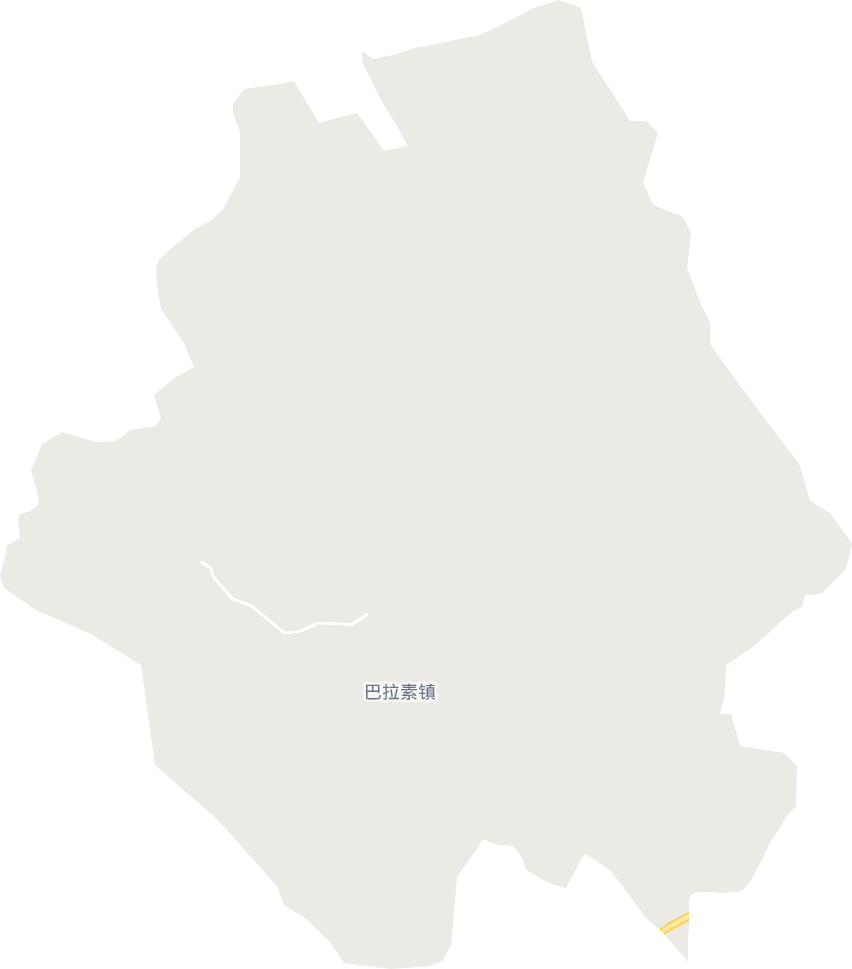 巴拉素镇电子地图