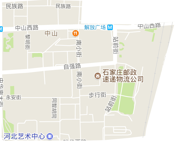 中山街道电子地图
