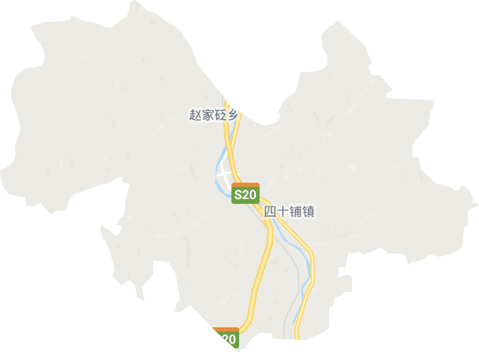 四十里铺镇电子地图