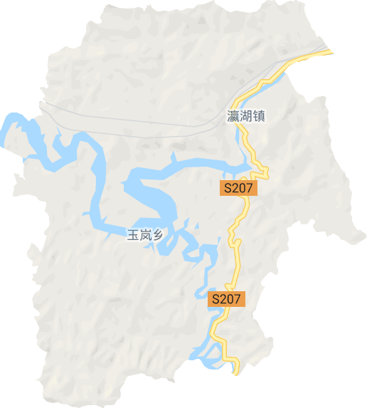 瀛湖镇电子地图