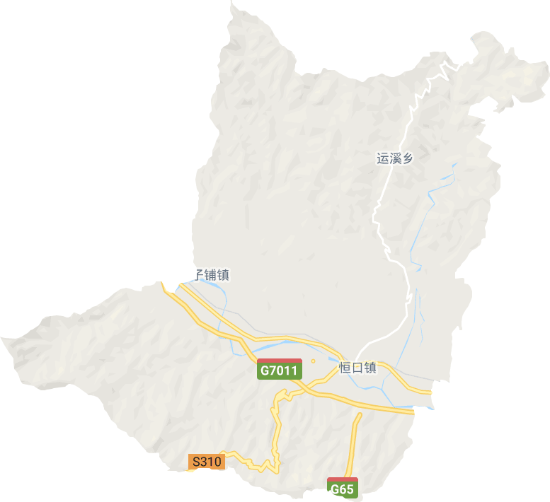 恒口镇电子地图