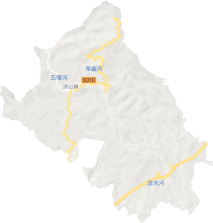 洪山镇电子地图