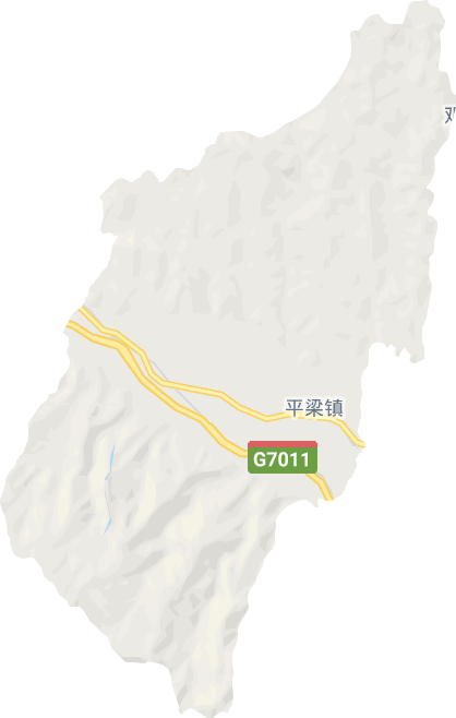 平梁镇电子地图