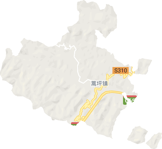 蒿坪镇电子地图