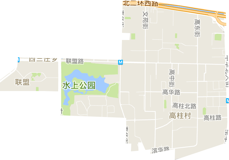 联盟街道电子地图