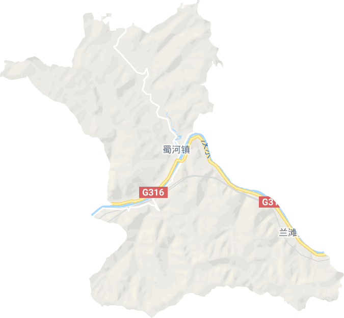蜀河镇电子地图