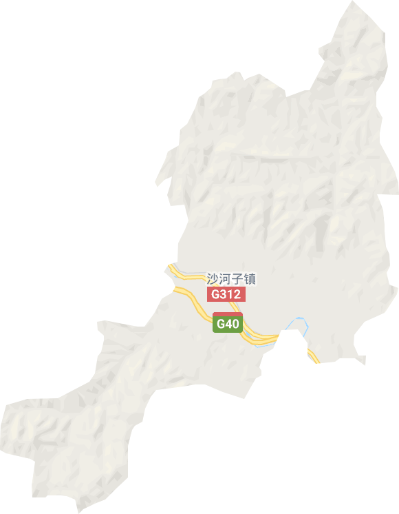 沙河子镇电子地图