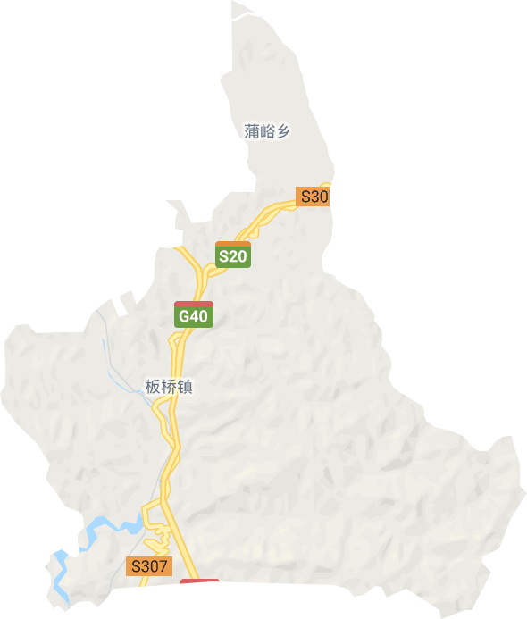 板桥镇电子地图