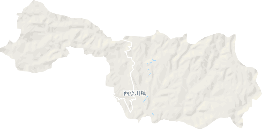 西照川镇电子地图