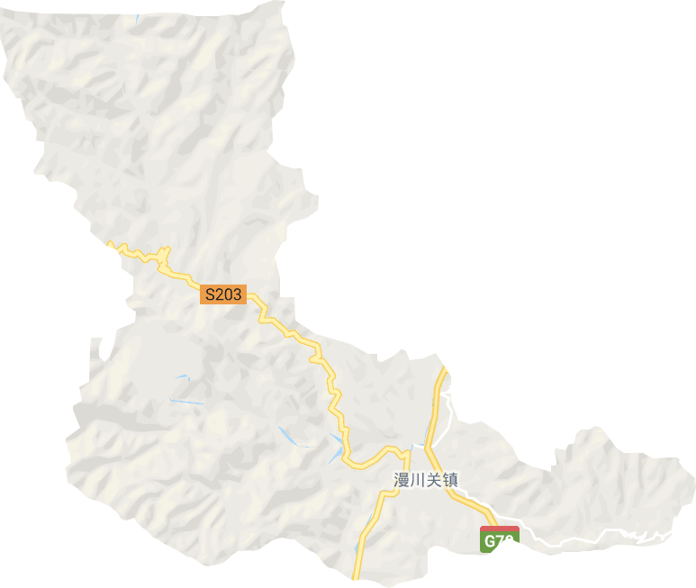 漫川关镇电子地图