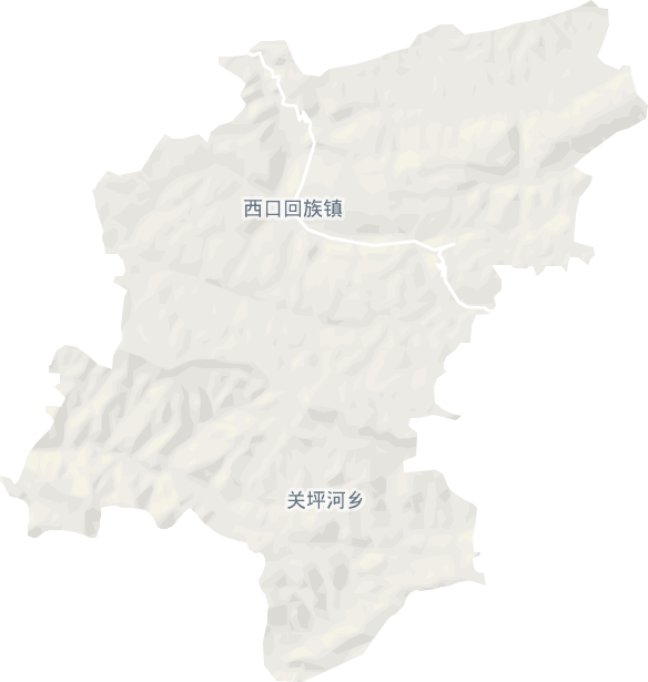 西口回族镇电子地图