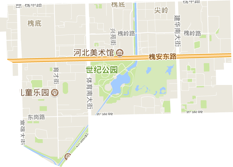 槐底街道电子地图