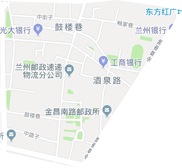 酒泉路街道电子地图