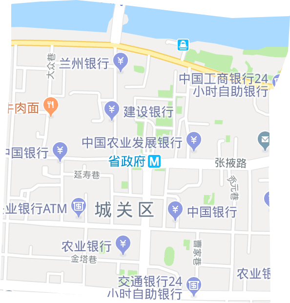 张掖路街道电子地图