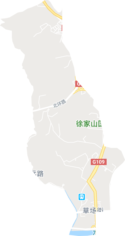 草场街街道电子地图