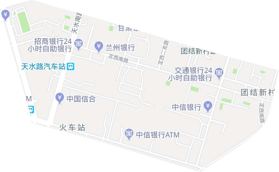 团结新村街道电子地图