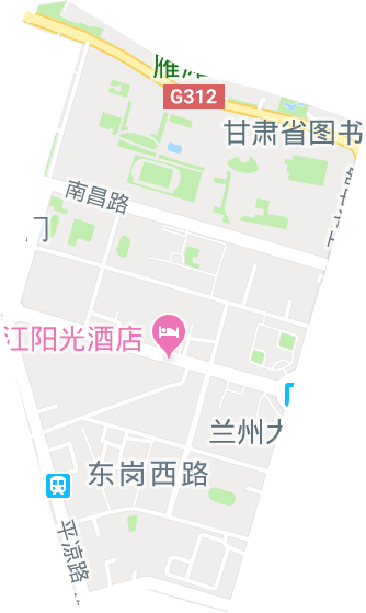 东岗西路街道电子地图