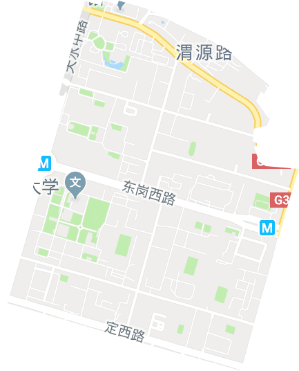 渭源路街道电子地图