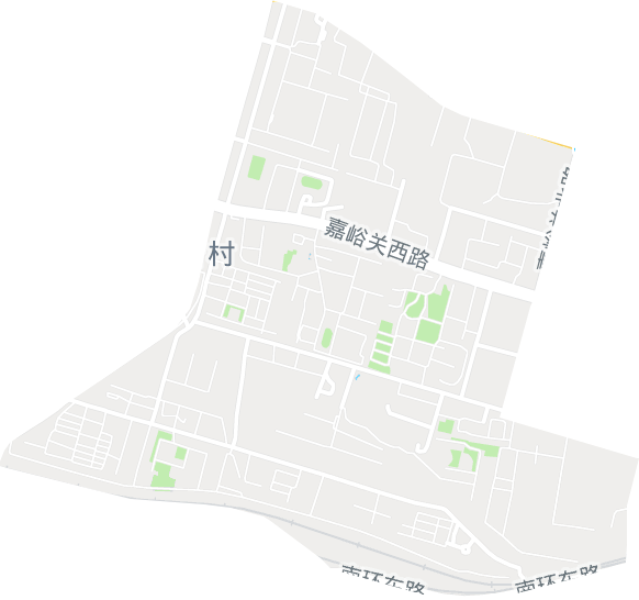 嘉峪关路街道电子地图